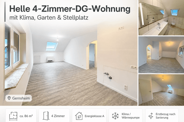 4 bedroom flat to rent, 86 m², Gernotstraße, Gernsheim, Hesse 4 bedroom flat to rent, 86 m², Gernotstraße, Gernsheim, Hesse