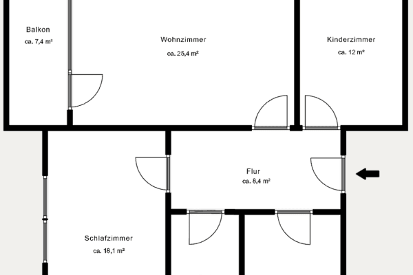 3 bedroom flat to rent, 80 m², Holstentwiete, Halstenbek 3 bedroom flat to rent, 80 m², Holstentwiete, Halstenbek