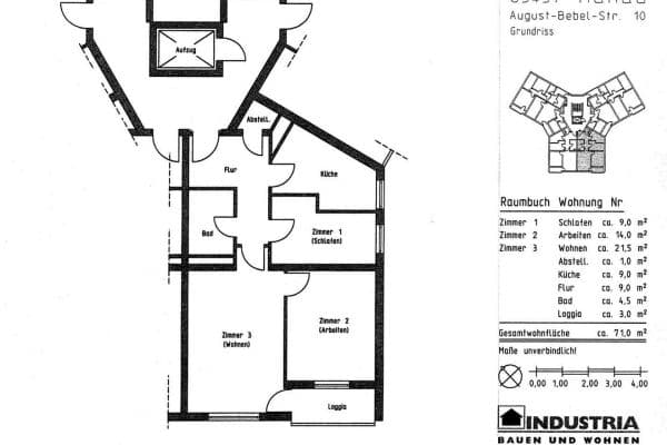 3 bedroom flat for sale, 72 m², August-Bebel-Straße 10, Hanau, Hesse 3 bedroom flat for sale, 72 m², August-Bebel-Straße 10, Hanau, Hesse