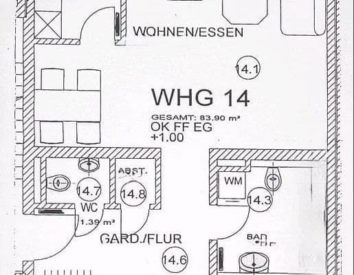 3 bedroom flat to rent, 84 m², Nienburg 3 bedroom flat to rent, 84 m², Nienburg