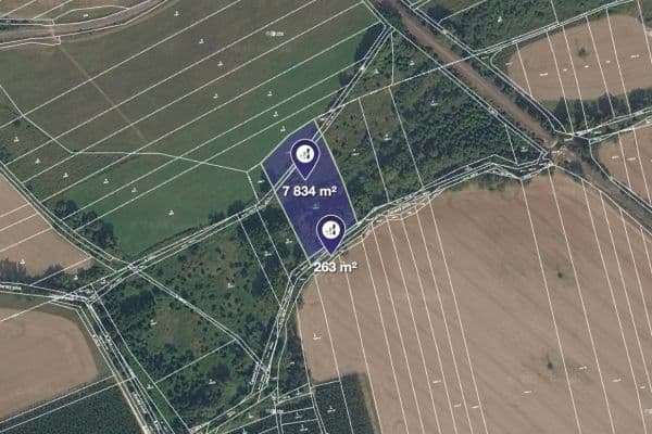 plot for sale, 7,455 m², Lišany plot for sale, 7,455 m², Lišany