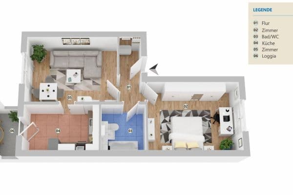 2 bedroom flat for sale, 51 m², Berlin, Berlin 2 bedroom flat for sale, 51 m², Berlin, Berlin