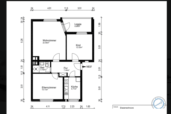 3 bedroom flat to rent, 71 m², Bremerhaven, Bremen 3 bedroom flat to rent, 71 m², Bremerhaven, Bremen