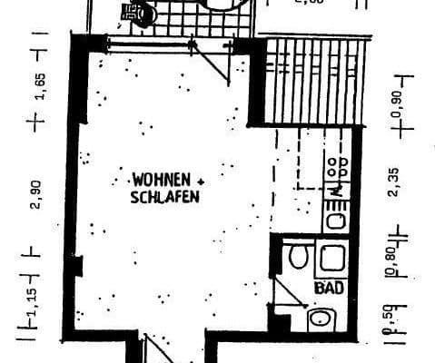 1 bedroom flat to rent, 36 m², Diedorf 1 bedroom flat to rent, 36 m², Diedorf
