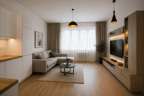 1 bedroom with open-plan kitchen flat for sale, 52 m², Kubánské náměstí, Praha 1 bedroom with open-plan kitchen flat for sale, 52 m², Kubánské náměstí, Praha