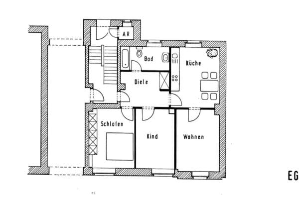 3 bedroom flat to rent, 90 m², Essen 3 bedroom flat to rent, 90 m², Essen