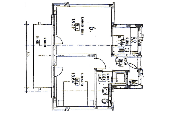 2 bedroom flat to rent, 52 m², Darmstadt 2 bedroom flat to rent, 52 m², Darmstadt