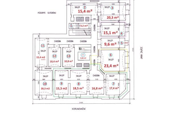 non-residential property to rent, 68 m², Jana Zajíce, Praha non-residential property to rent, 68 m², Jana Zajíce, Praha