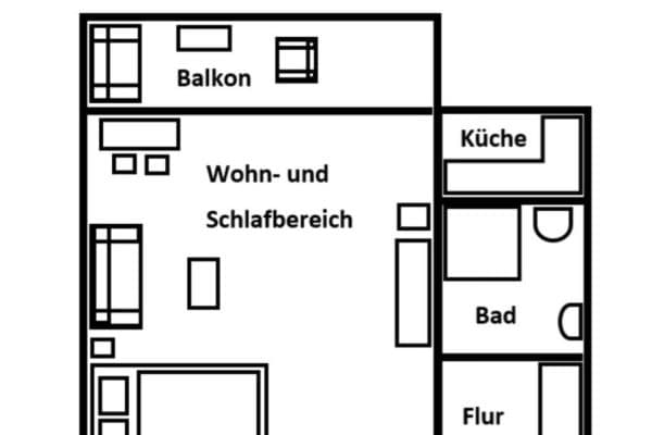1 bedroom flat to rent, 33 m², Hanover, Lower Saxony 1 bedroom flat to rent, 33 m², Hanover, Lower Saxony