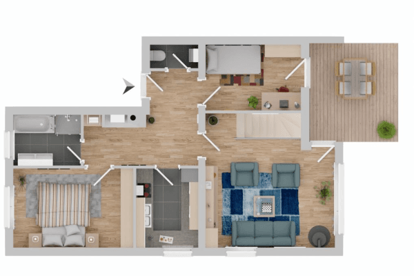 4 bedroom flat to rent, 106 m², Metzingen 4 bedroom flat to rent, 106 m², Metzingen