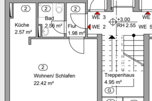 1 bedroom flat to rent, 30 m², An der Christuskirche 19, Hanover, Lower Saxony 1 bedroom flat to rent, 30 m², An der Christuskirche 19, Hanover, Lower Saxony