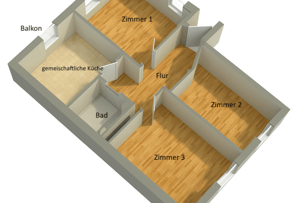 4 bedroom flat to rent, 70 m², Mainz 4 bedroom flat to rent, 70 m², Mainz