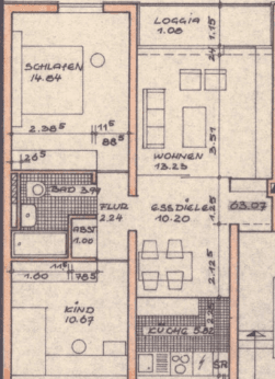 3 bedroom flat to rent, 65 m², Krefeld 3 bedroom flat to rent, 65 m², Krefeld