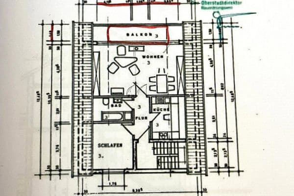 2 bedroom flat to rent, 61 m², Bielefeld 2 bedroom flat to rent, 61 m², Bielefeld