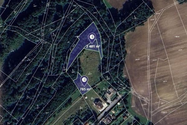 plot for sale, 3,246 m², Hradečno plot for sale, 3,246 m², Hradečno