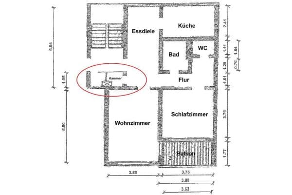 1 bedroom with open-plan kitchen flat for sale, 75 m², Rosenweg 4, Markgröningen 1 bedroom with open-plan kitchen flat for sale, 75 m², Rosenweg 4, Markgröningen