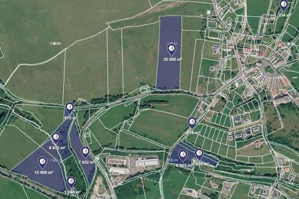 plot for sale, 15,959 m², Vimperk plot for sale, 15,959 m², Vimperk