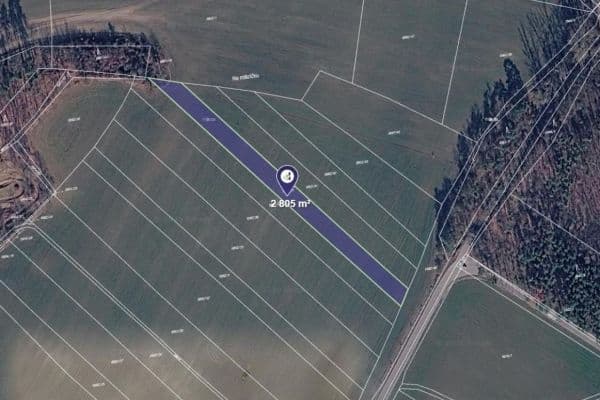 plot for sale, 2,805 m², Mělník plot for sale, 2,805 m², Mělník