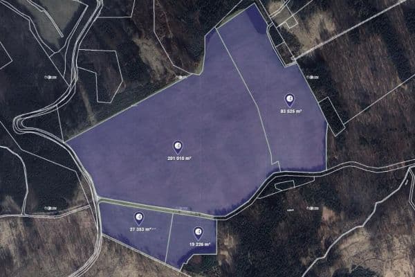 plot for sale, 12,988 m², Bojkovice plot for sale, 12,988 m², Bojkovice