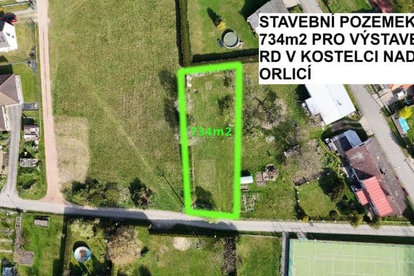 plot for sale, 734 m², Školní, Kostelec nad Orlicí plot for sale, 734 m², Školní, Kostelec nad Orlicí