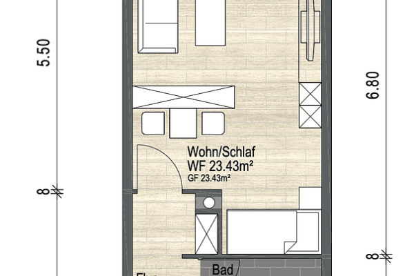 Studio flat for sale, 40 m², Katzenberg 36, Mainz, Rhineland-Palatinate Studio flat for sale, 40 m², Katzenberg 36, Mainz, Rhineland-Palatinate