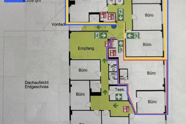 office to rent, 209 m², Hanover, Lower Saxony office to rent, 209 m², Hanover, Lower Saxony