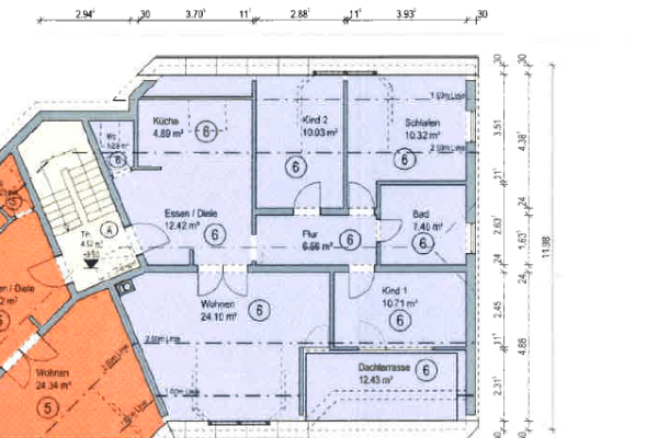 3 bedroom with open-plan kitchen flat to rent, 94 m², Königsberger Straße 7, Donaueschingen 3 bedroom with open-plan kitchen flat to rent, 94 m², Königsberger Straße 7, Donaueschingen