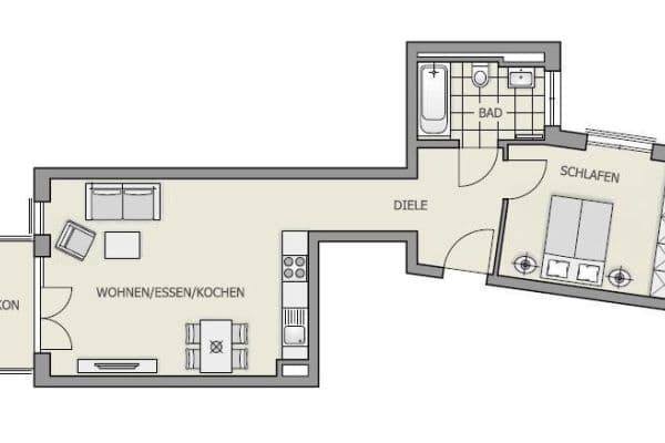 2 bedroom flat to rent, 56 m², Grossvenedigerstr. 55, München, Bavaria 2 bedroom flat to rent, 56 m², Grossvenedigerstr. 55, München, Bavaria