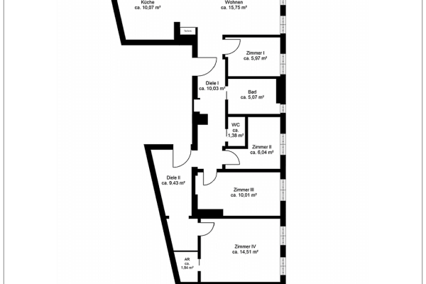 5 bedroom flat for sale, 90 m², Hessstraße 82, München, Bavaria 5 bedroom flat for sale, 90 m², Hessstraße 82, München, Bavaria
