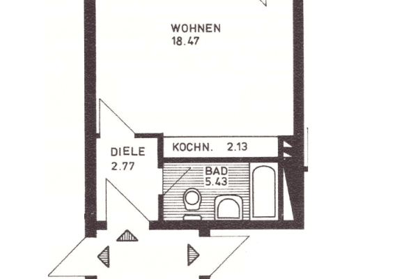 1 bedroom flat to rent, 32 m², Oberursel (Taunus) 1 bedroom flat to rent, 32 m², Oberursel (Taunus)