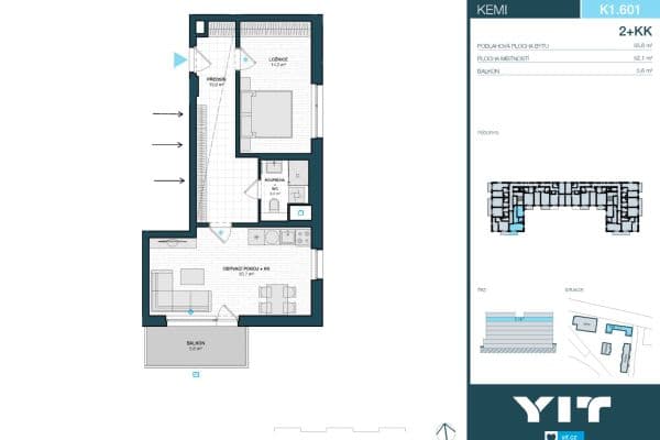 1 bedroom with open-plan kitchen flat to rent, 56 m², Kolbenova, Praha 1 bedroom with open-plan kitchen flat to rent, 56 m², Kolbenova, Praha