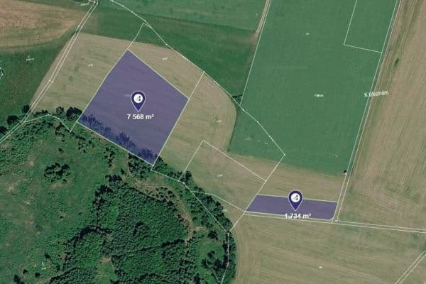 plot for sale, 9,302 m², Pelhřimov plot for sale, 9,302 m², Pelhřimov