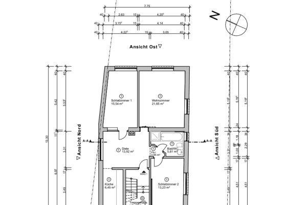 2 bedroom with open-plan kitchen flat for sale, 78 m², Pfinztal 2 bedroom with open-plan kitchen flat for sale, 78 m², Pfinztal