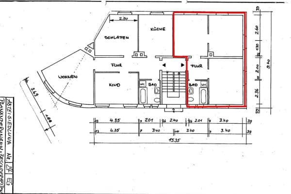 2 bedroom flat to rent, 53 m², Abteisstraße 24, Oberlungwitz 2 bedroom flat to rent, 53 m², Abteisstraße 24, Oberlungwitz