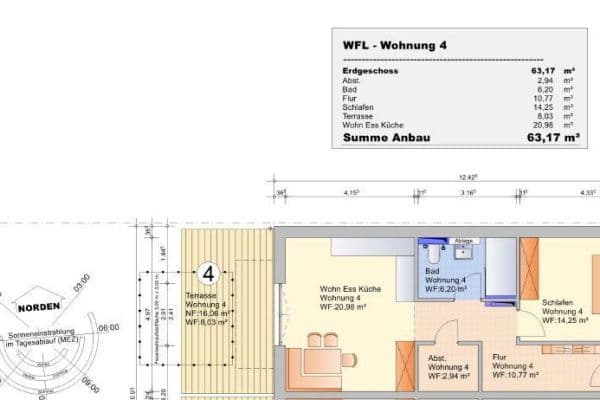 1 bedroom with open-plan kitchen flat to rent, 65 m², Kronau 1 bedroom with open-plan kitchen flat to rent, 65 m², Kronau