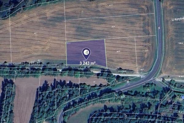 plot for sale, 3,243 m², Chanovice plot for sale, 3,243 m², Chanovice