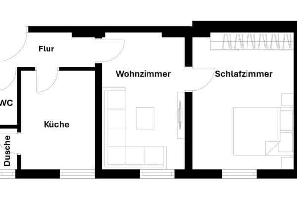 2 bedroom flat for sale, 45 m², Wiesbaden, Hesse 2 bedroom flat for sale, 45 m², Wiesbaden, Hesse