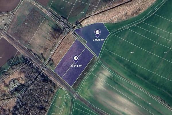 plot for sale, 6,443 m², Kostelec nad Labem plot for sale, 6,443 m², Kostelec nad Labem