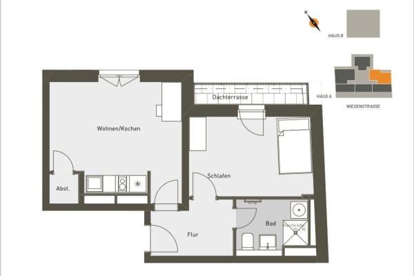 2 bedroom flat to rent, 45 m², Berlin, Berlin 2 bedroom flat to rent, 45 m², Berlin, Berlin