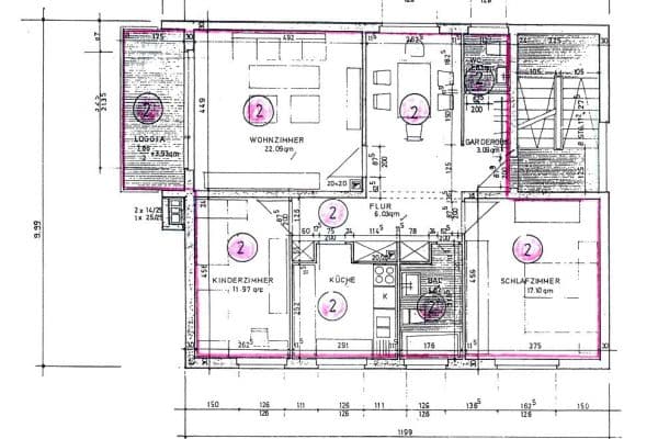 4 bedroom flat for sale, 90 m², Borngasse 9, Hanau 4 bedroom flat for sale, 90 m², Borngasse 9, Hanau