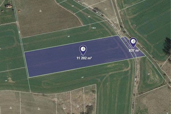 plot for sale, 12,039 m², Postupice plot for sale, 12,039 m², Postupice