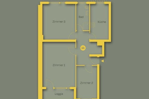 3 bedroom flat for sale, 72 m², Segitzdamm 14, Berlin, Berlin 3 bedroom flat for sale, 72 m², Segitzdamm 14, Berlin, Berlin