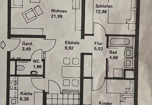2 bedroom with open-plan kitchen flat to rent, 88 m², Stuttgart, Baden-Württemberg 2 bedroom with open-plan kitchen flat to rent, 88 m², Stuttgart, Baden-Württemberg