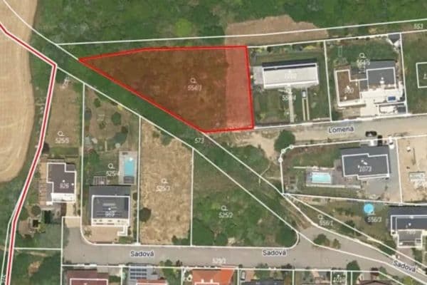 plot for sale, 1,298 m², Statenice plot for sale, 1,298 m², Statenice