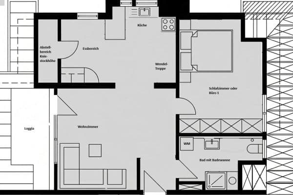 2 bedroom with open-plan kitchen flat to rent, 78 m², Villingen-Schwenningen, Baden-Württemberg 2 bedroom with open-plan kitchen flat to rent, 78 m², Villingen-Schwenningen, Baden-Württemberg