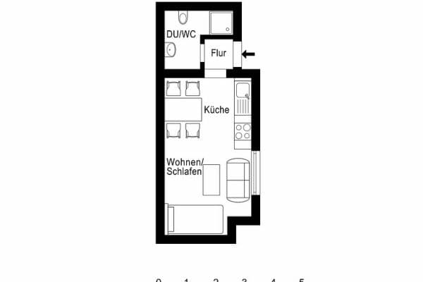 1 bedroom flat to rent, 20 m², Bonn 1 bedroom flat to rent, 20 m², Bonn