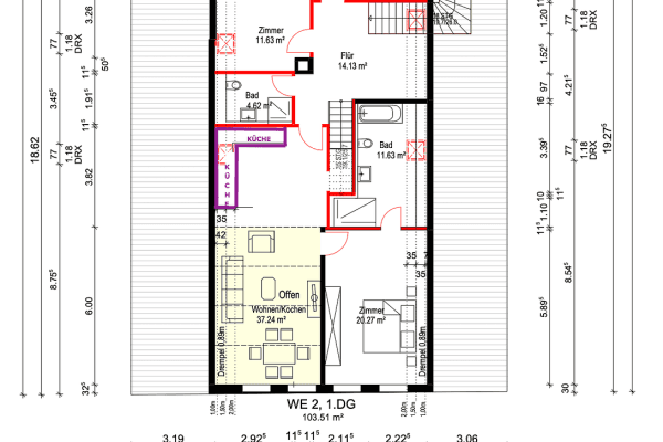 4 bedroom flat to rent, 124 m², Hollern-Twielenfleth 4 bedroom flat to rent, 124 m², Hollern-Twielenfleth