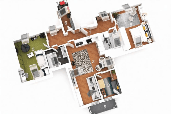 3 bedroom with open-plan kitchen flat for sale, 108 m², Lomená, Jesenice 3 bedroom with open-plan kitchen flat for sale, 108 m², Lomená, Jesenice