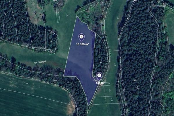 plot for sale, 10,333 m², Čmelíny plot for sale, 10,333 m², Čmelíny