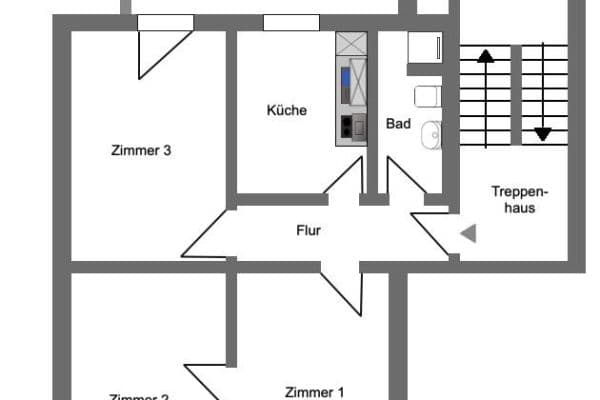 3 bedroom flat for sale, 80 m², Bochum 3 bedroom flat for sale, 80 m², Bochum